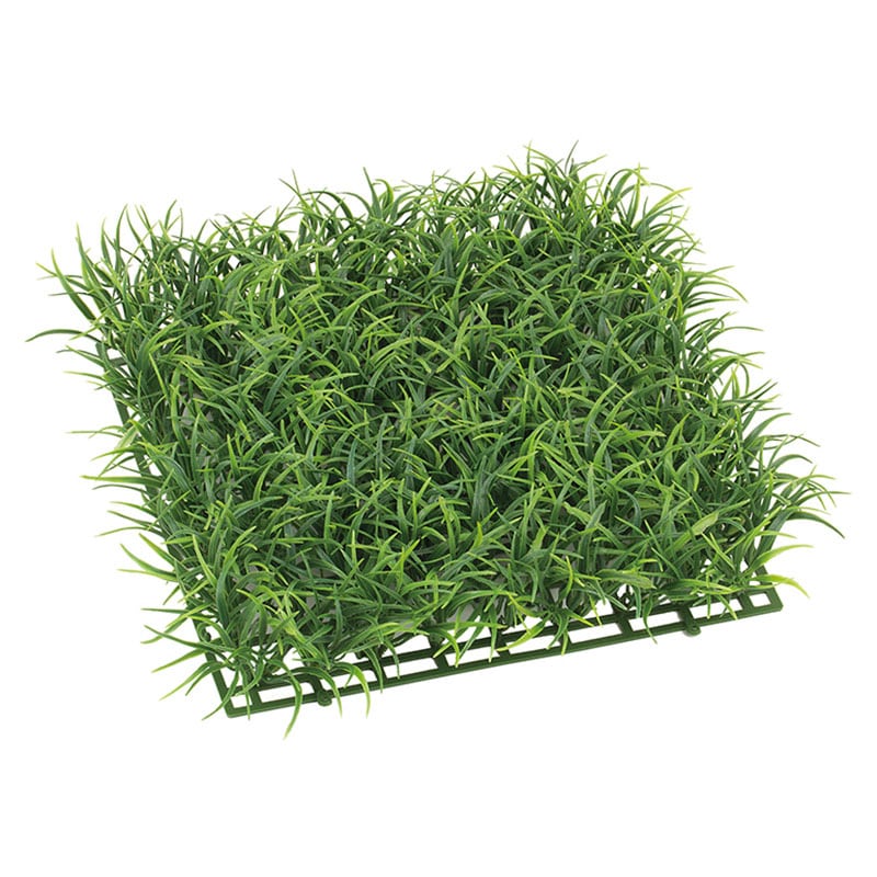 ドガ プレミアムロンググラスガーデンマット ツートングリーン LEE-7120 1個（ご注文単位1個）【直送品】