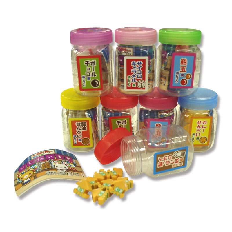 リブレ カプセルトイ　ミニミニ駄菓子屋さん消しゴム あつめるんです　60個入  1箱（ご注文単位1箱）【直送品】