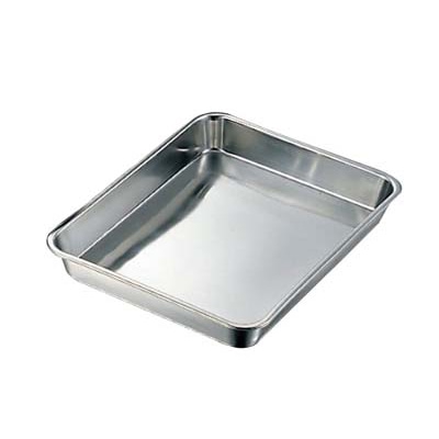 クローバー 18-8 浅型 角バット 12枚取 1個(ご注文単位1個)【直送品】