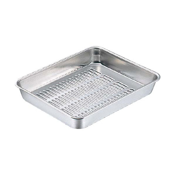 クローバー 18-8 水切バット 4枚取 1個(ご注文単位1個)【直送品】