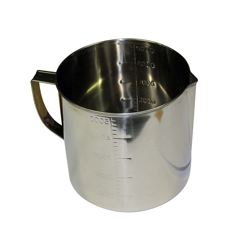 クローバー 18-8 口付 計量水マス 5L 1個(ご注文単位1個)【直送品】