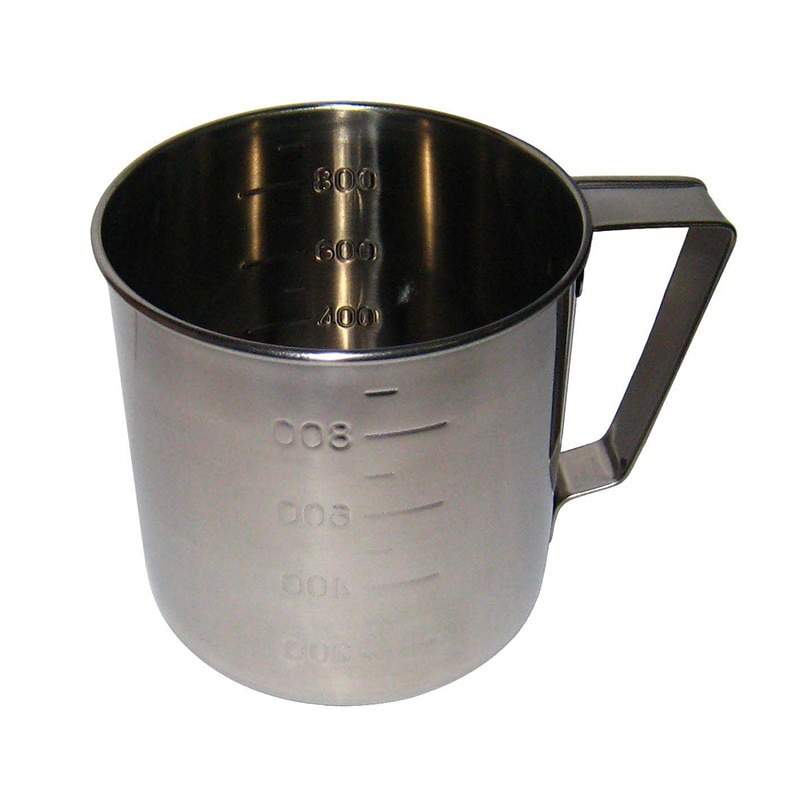 クローバー 18-8 口無 計量水マス 1L 1個(ご注文単位1個)【直送品】