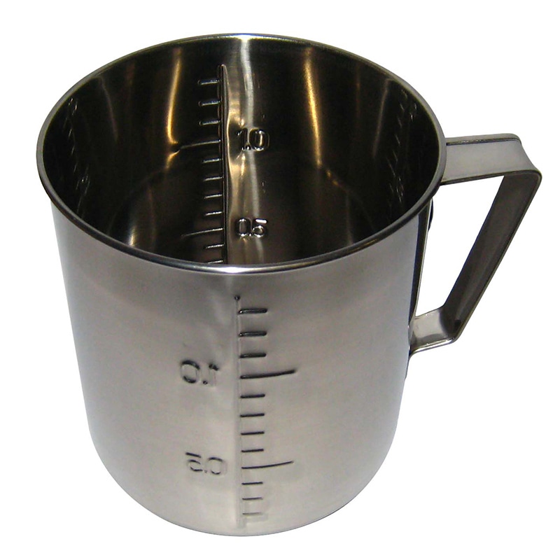 大屋製作所 クローバー 18-8 口無 計量水マス 1.5L 1個(ご注文単位1個)【直送品】