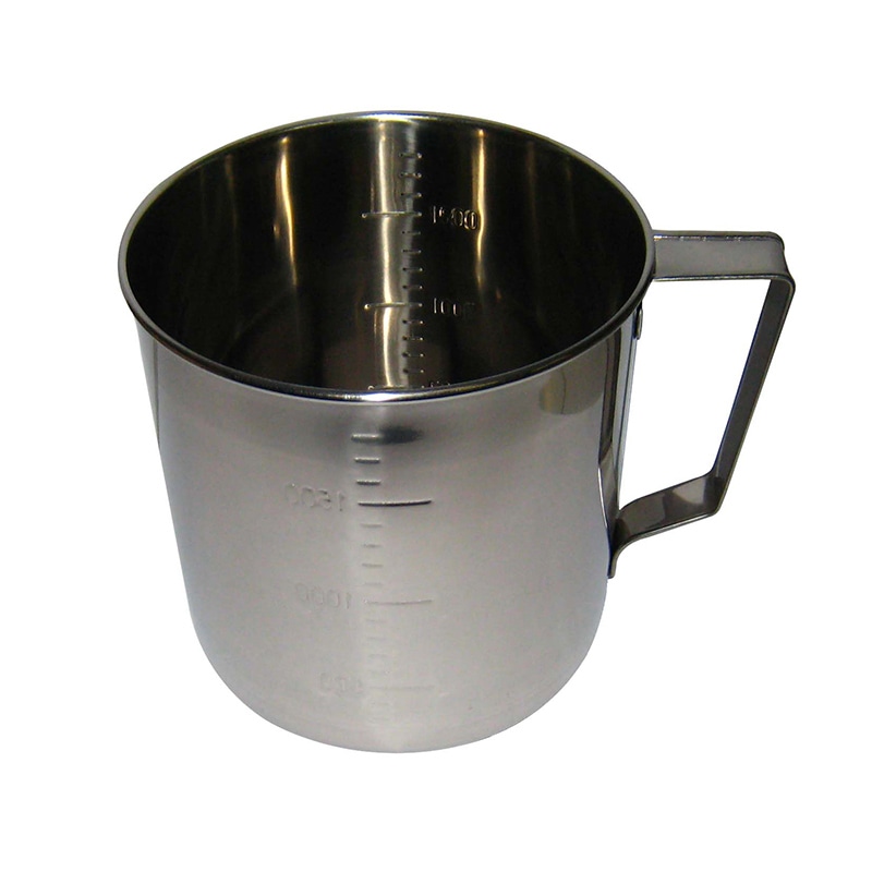 クローバー 18-8 口無 計量水マス 2L 1個(ご注文単位1個)【直送品】