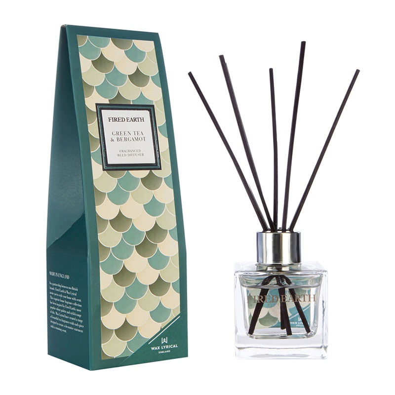 ワックスリリカル ファイヤードアース　リードディフューザー 100ml　グリーンティー＆ベルガモット WLFE2102 1個（ご注文単位1個）【直送品】