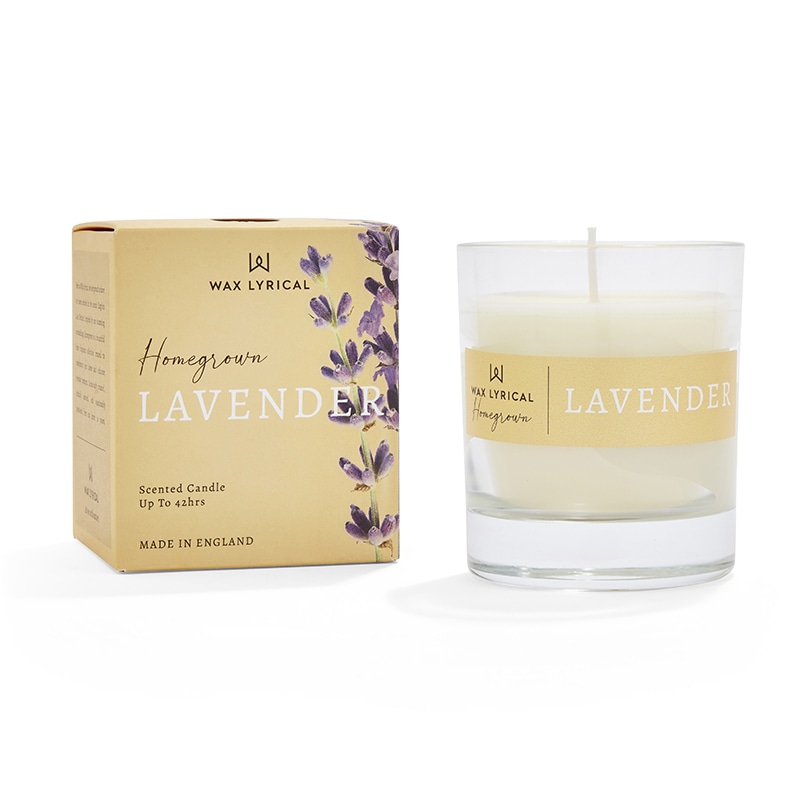 ワックスリリカル ホームグローン　グラス入りキャンドル ラベンダー WLHG0202 1個（ご注文単位1個）【直送品】