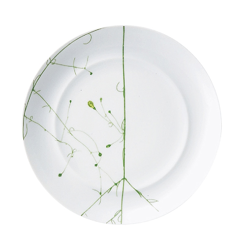 ミヤザキ食器 スパル ボタニカルポエム デザートプレート 22cm SL2201PM 1個（ご注文単位4個）【直送品】