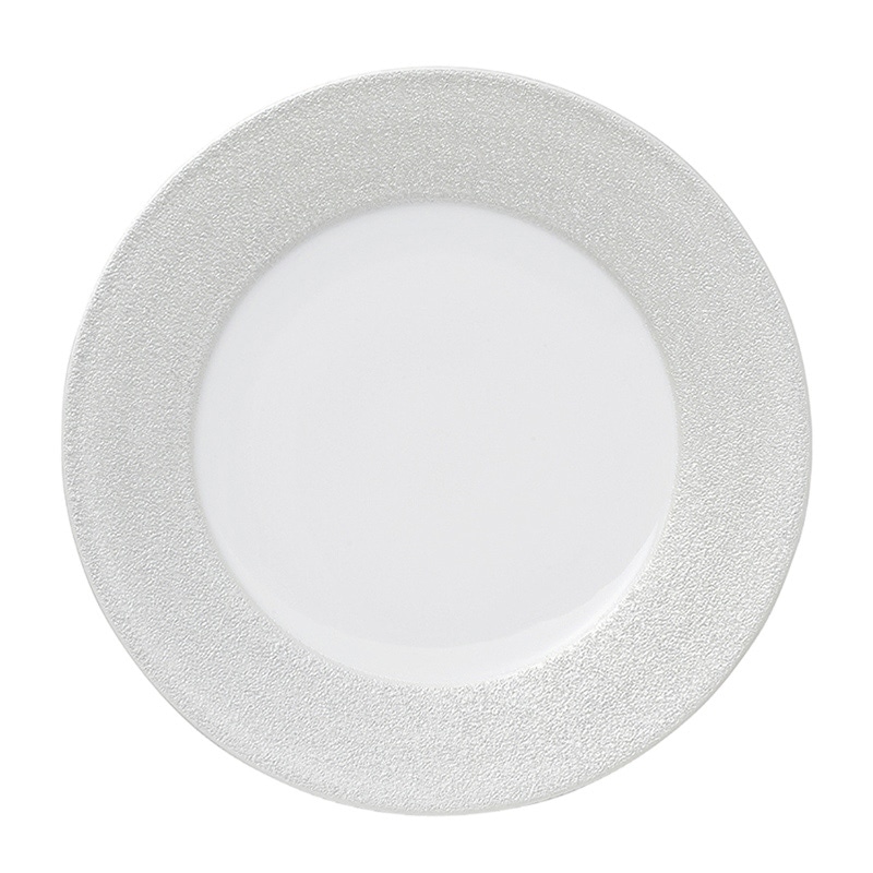 ミヤザキ食器 スパル サハラ ディナープレート 28cm シルバー SL2861SHSL 1個（ご注文単位4個）【直送品】