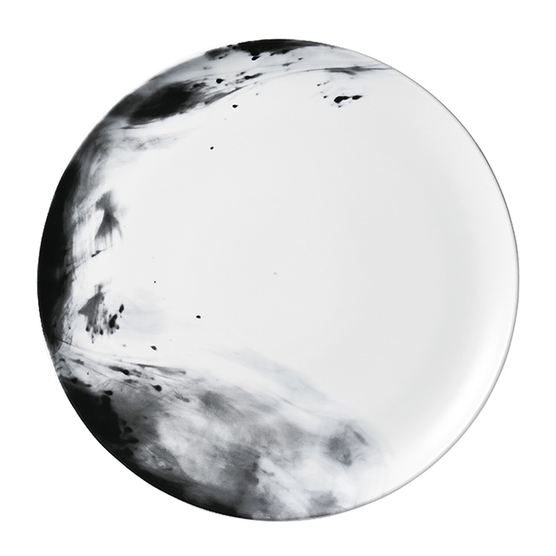 ミヤザキ食器 スパル フルーム チャージャープレート 32cm ブラック SL3281FM 1個(ご注文単位4個)【直送品】