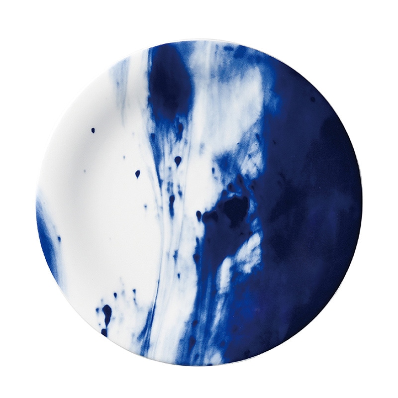 ミヤザキ食器 スパル フルーム デザートプレート 22cm ブルー SL2281FMBL 1個(ご注文単位4個)【直送品】