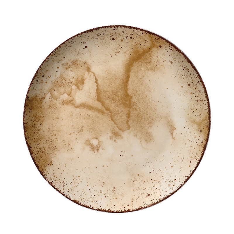 ミヤザキ食器 スパル ブレンド プレート 21cm ベージュ SL2151BLBR 1個(ご注文単位4個)【直送品】