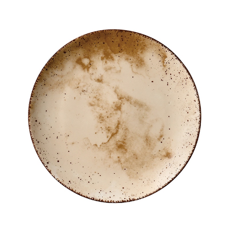 ミヤザキ食器 スパル ブレンド プレート 16cm ベージュ SL1651BLBR 1個（ご注文単位4個）【直送品】