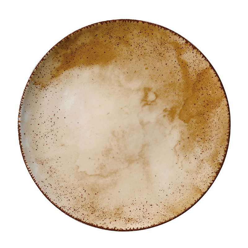 ミヤザキ食器 スパル ブレンド プレート 27.5cm ベージュ SL2751BLBR 1個(ご注文単位4個)【直送品】