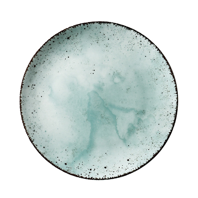 ミヤザキ食器 スパル ブレンド プレート 21cm アクア SL2151BLLB 1個（ご注文単位4個）【直送品】