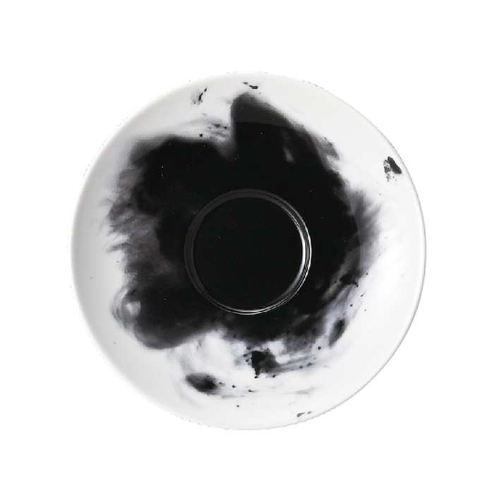 ミヤザキ食器 スパル フルーム エスプレッソソーサー ブラック SL0425FM 1個（ご注文単位4個）【直送品】