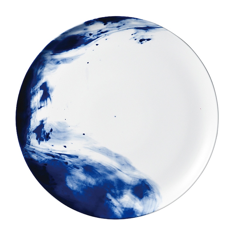 ミヤザキ食器 スパル フルーム チャージャープレート 32cm ブルー SL3281FMBL 1個(ご注文単位4個)【直送品】