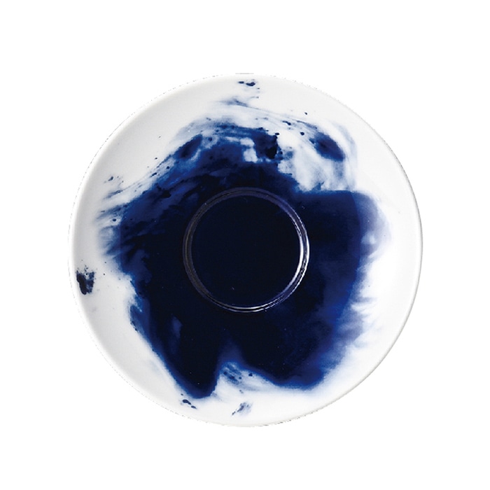 ミヤザキ食器 スパル フルーム エスプレッソソーサー ブルー SL0425FMBL 1個（ご注文単位4個）【直送品】