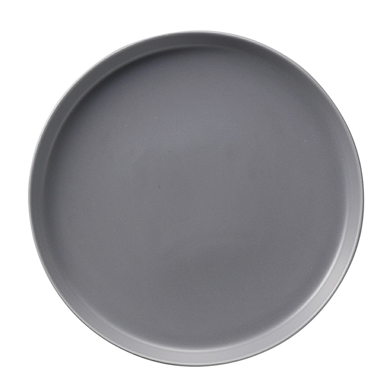 ミヤザキ食器 コスタヴェルデ ノルディカ プレート 28cm グレー CV2831NOGY 1個（ご注文単位12個）【直送品】