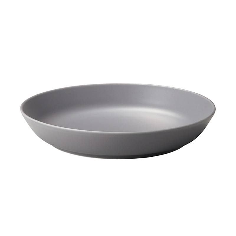 ミヤザキ食器 コスタヴェルデ ノルディカ ディーププレート 24cm グレー CV2432NOGY 1個（ご注文単位12個）【直送品】