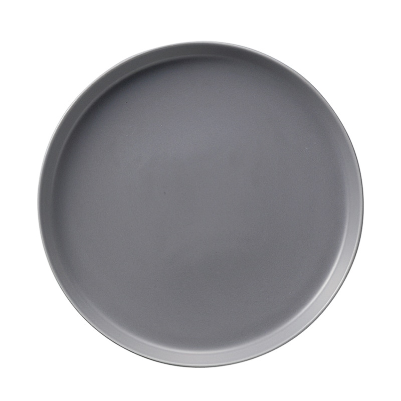 ミヤザキ食器 コスタヴェルデ ノルディカ プレート 22cm グレー CV2231NOGY 1個（ご注文単位12個）【直送品】