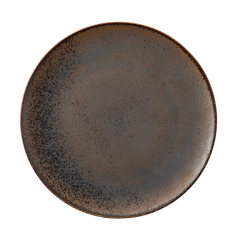 ミヤザキ食器 コスタヴェルデ パワフル プレーンプレート 24cm CV2421BR 1個（ご注文単位12個）【直送品】