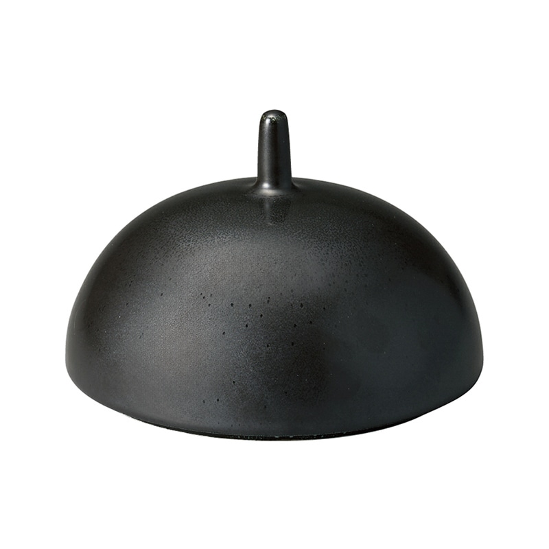 ミヤザキ食器 コスタヴェルデ アングリー グルメプレート カバー L CV2912-LBK 1個(ご注文単位4個)【直送品】