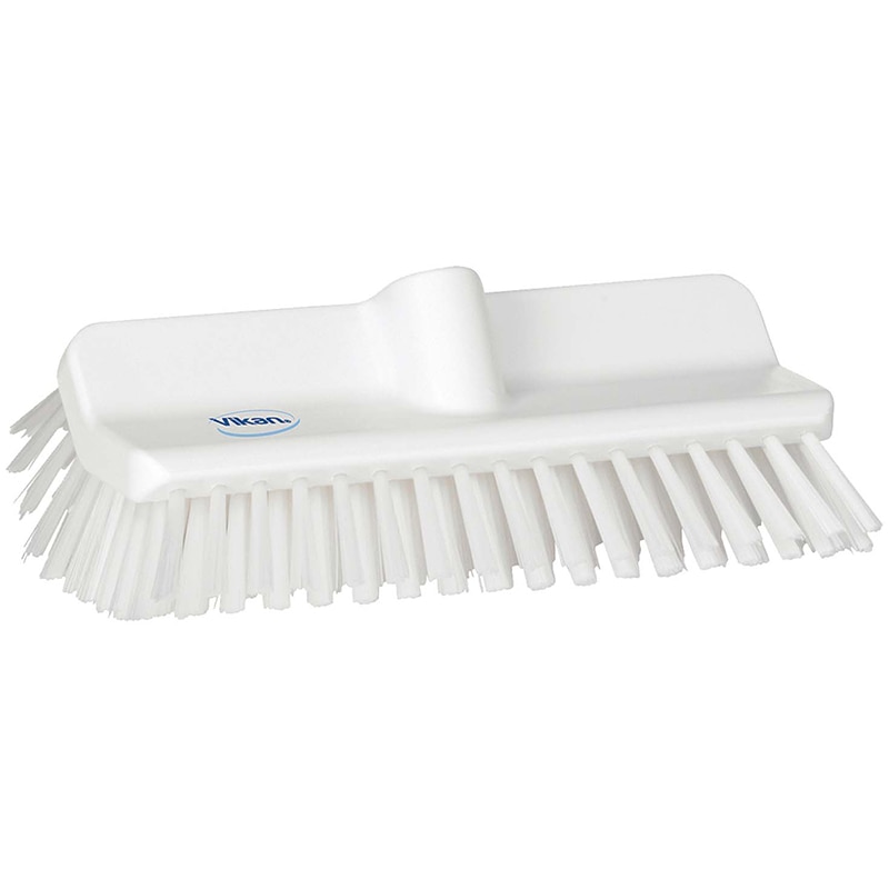 ヴァイカン アングルデッキブラシ ハードタイプ 70475 ホワイト 1個(ご注文単位1個)【直送品】