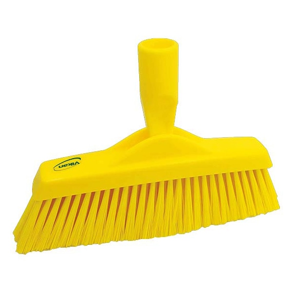 ヴァイカン フロアブルーム(首振り式) ソフトタイプ 31306 イエロー 1個(ご注文単位1個)【直送品】