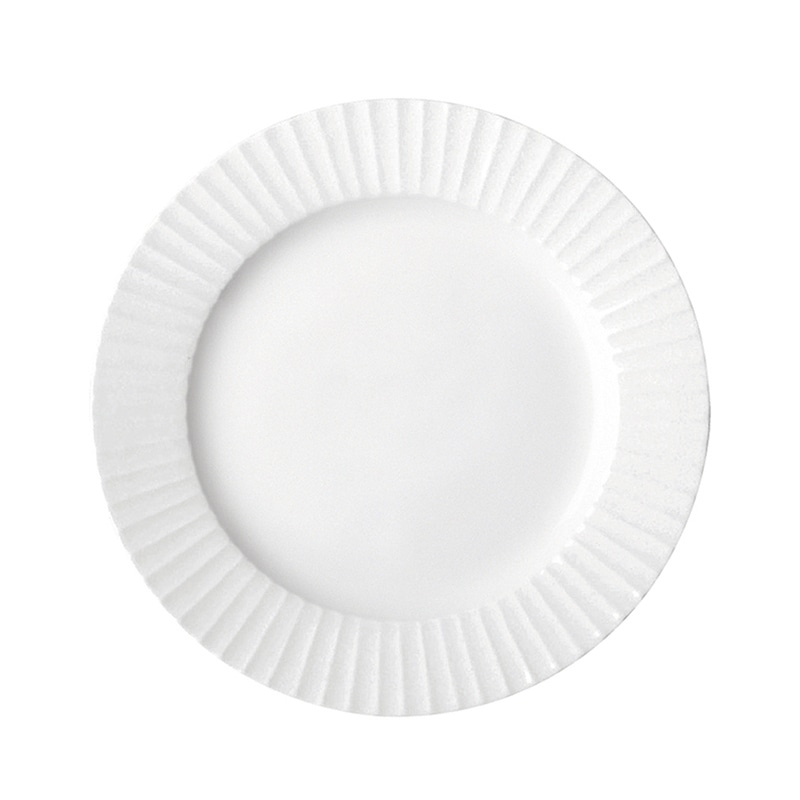 ミヤザキ食器 ラック ポーセレン メトロポリス リムプレート 17cm RA17501MEWH 1個(ご注文単位24個)【直送品】