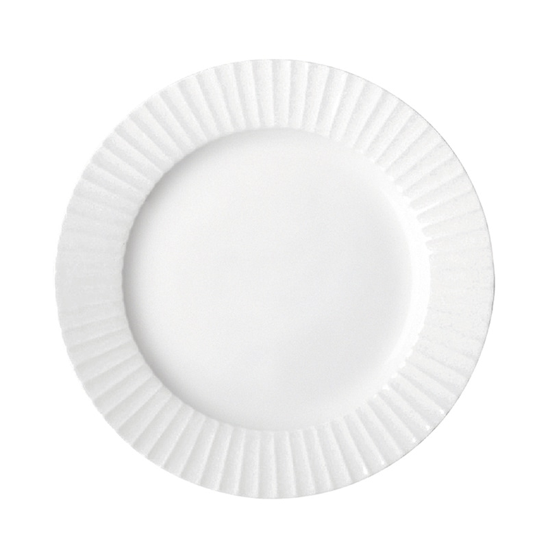 ミヤザキ食器 ラック ポーセレン メトロポリス リムプレート 21cm RA21501MEWH 1個(ご注文単位24個)【直送品】