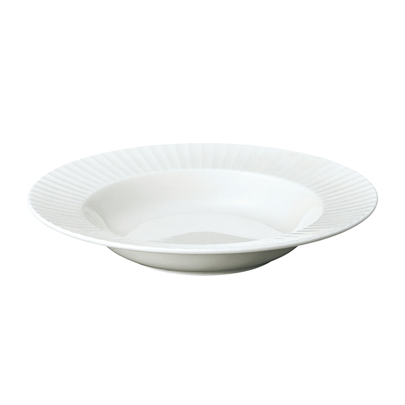 ミヤザキ食器 ラック ポーセレン メトロポリス リムクーププレート 30cm RA30502MEWH 1個(ご注文単位6個)【直送品】