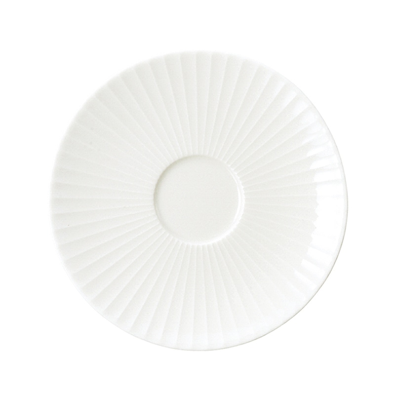 ミヤザキ食器 ラック ポーセレン メトロポリス ソーサー 15.5cm RA01505MEWH 1個（ご注文単位12個）【直送品】