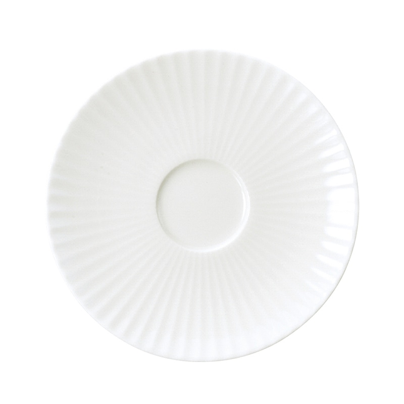 ミヤザキ食器 ラック ポーセレン メトロポリス ソーサー 17cm RA01515MEWH 1個（ご注文単位12個）【直送品】