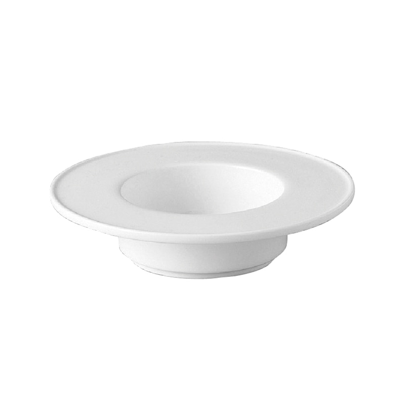 ミヤザキ食器 ラック ポーセレン ノルディック スタッカブルアミューズボール 兼ソーサー RA01705NRWH 1個（ご注文単位6個）【直送品】