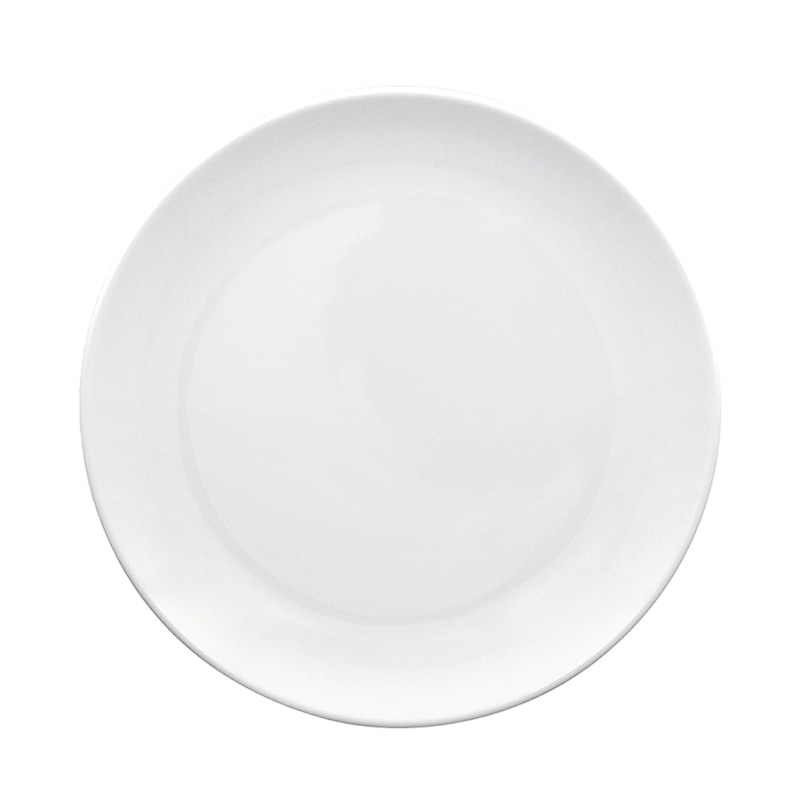 ミヤザキ食器 ラック ポーセレン オリオン フラットプレート 21cm RA21001ONWH 1個(ご注文単位12個)【直送品】