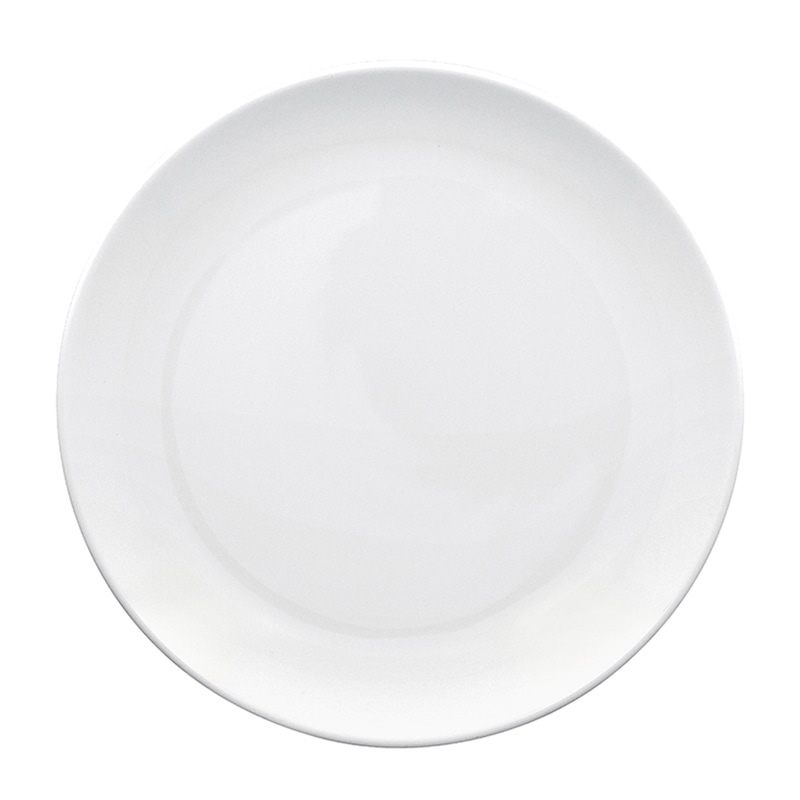 ミヤザキ食器 ラック ポーセレン オリオン フラットプレート 29cm RA29001ONWH 1個(ご注文単位12個)【直送品】