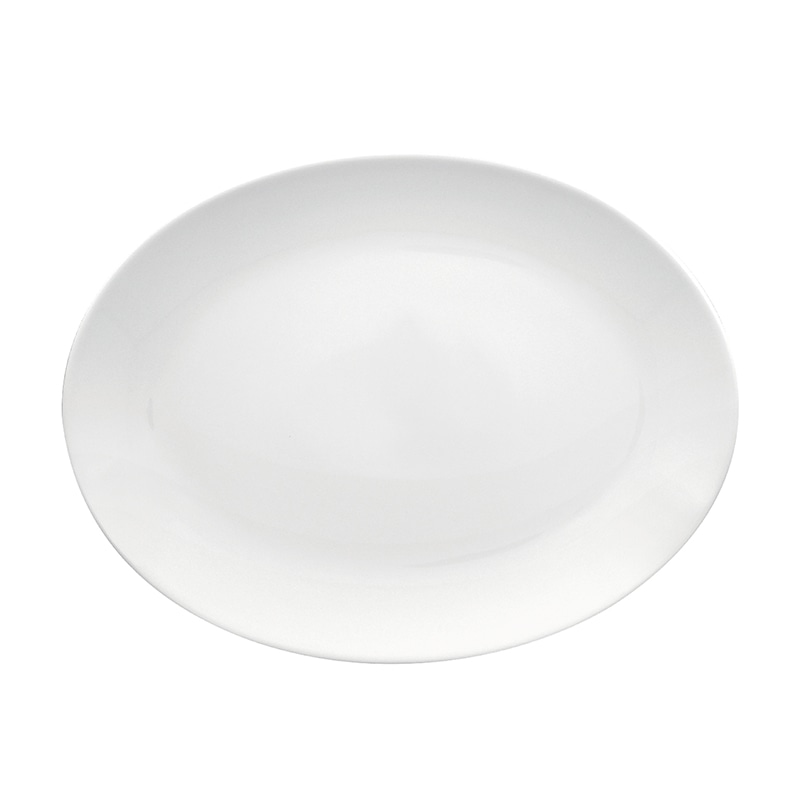 ミヤザキ食器 ラック ポーセレン オリオン オーバルプレート 26cm RA26011ONWH 1個(ご注文単位12個)【直送品】