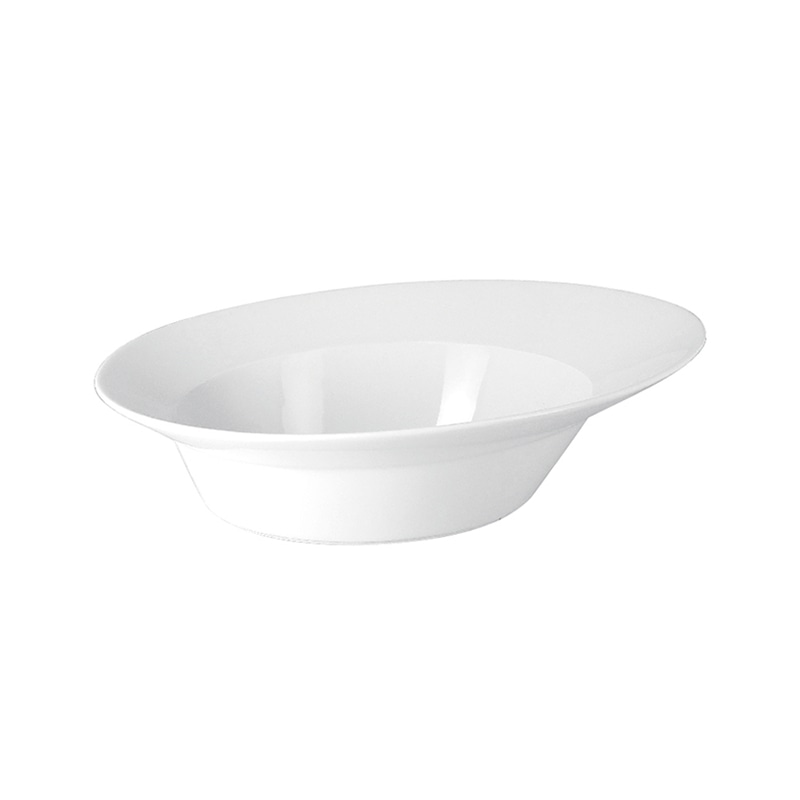 ミヤザキ食器 ラック ポーセレン ジャイロ オーバルボール 16cm RA16453GIWH 1個（ご注文単位12個）【直送品】