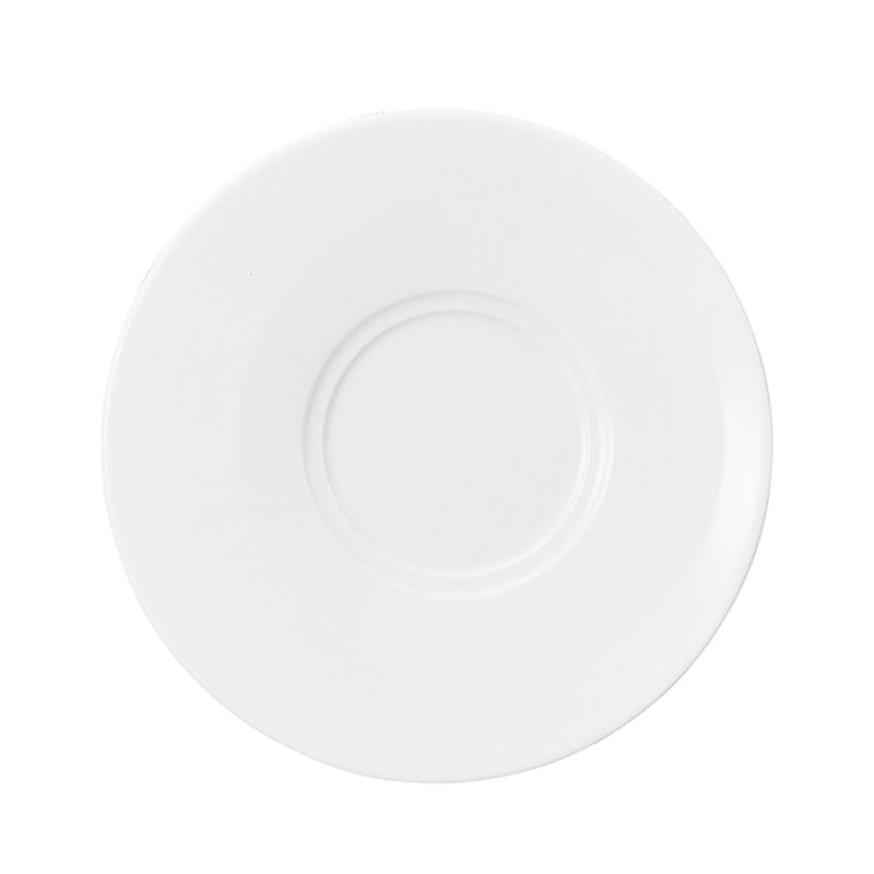 ミヤザキ食器 ラック ポーセレン ジャイロ マグ用ソーサー 17cm RA04455GIWH 1個（ご注文単位12個）【直送品】