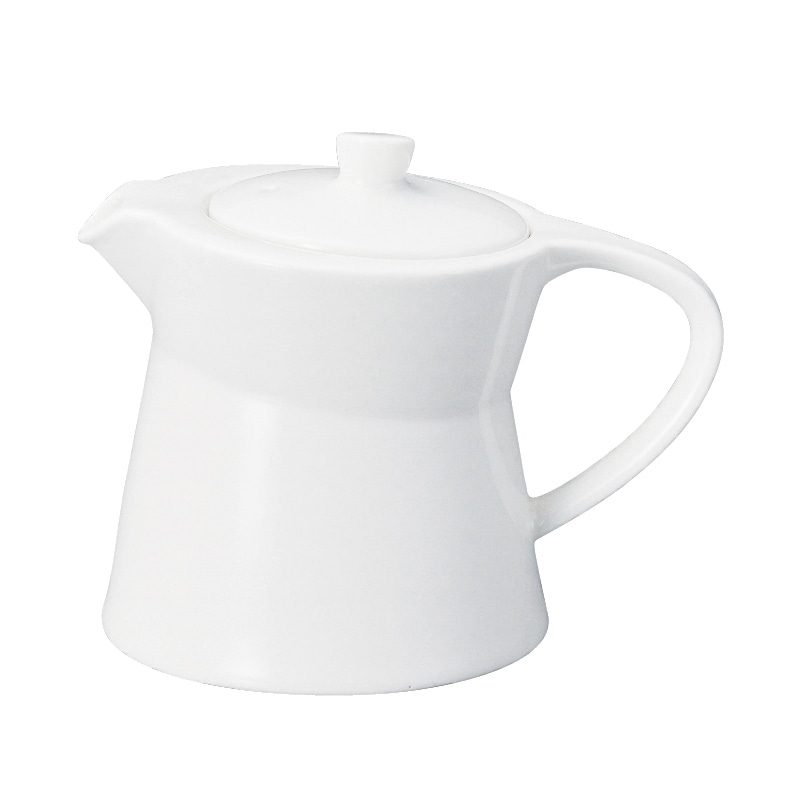 ミヤザキ食器 ラック ポーセレン ジャイロ ティーポット RA01456GIWH 1個（ご注文単位6個）【直送品】