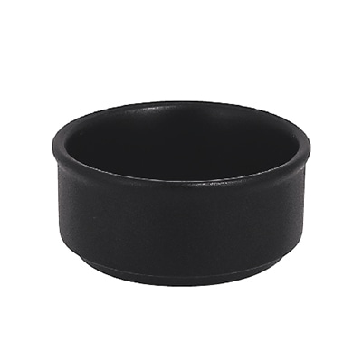 ミヤザキ食器 ラック ポーセレン ネオフュージョン スフレ 8cm スモーキーブラック RA02054NFSB 1個（ご注文単位12個）【直送品】