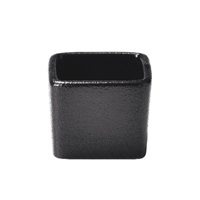 ミヤザキ食器 ラック ポーセレン ネオフュージョン スモールキューブカップ スモーキーブラック RA02034NFSB 1個（ご注文単位12個）【直送品】