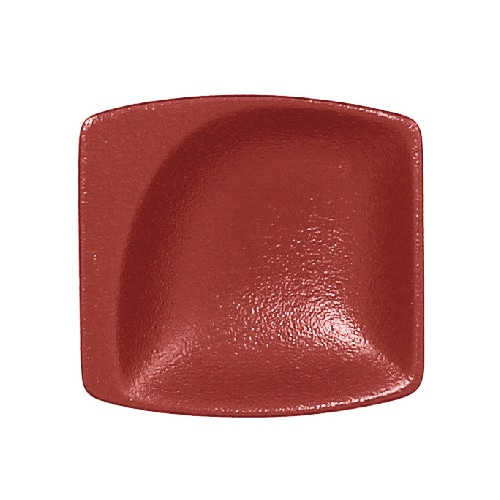 ミヤザキ食器 ラック ポーセレン ネオフュージョン ミニスクエアディッシュ ダークレッド RA02019NFDR 1個（ご注文単位6個）【直送品】