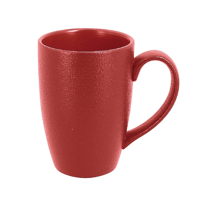 ミヤザキ食器 ラック ポーセレン ネオフュージョン マグ 300cc ダークレッド RA02014NFDR 1個（ご注文単位6個）【直送品】