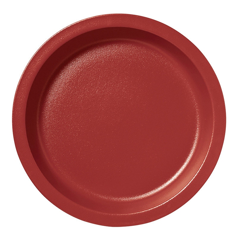 ミヤザキ食器 ラック ポーセレン ガストロノームパン 丸型 深 L ダークレッド RA0108GNDR 1個（ご注文単位1個）【直送品】