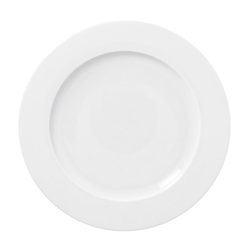 ミヤザキ食器 ラック ポーセレン アクセス リムプレート 27cm ホワイト RA27301ACWH 1個（ご注文単位12個）【直送品】