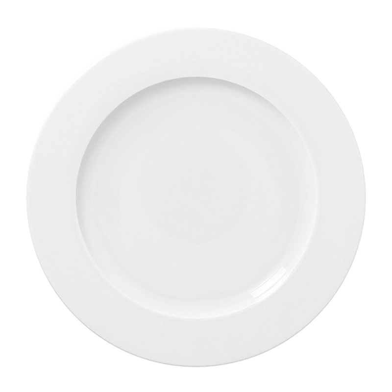 ミヤザキ食器 ラック ポーセレン アクセス リムプレート 31cm ホワイト RA31301ACWH 1個（ご注文単位6個）【直送品】