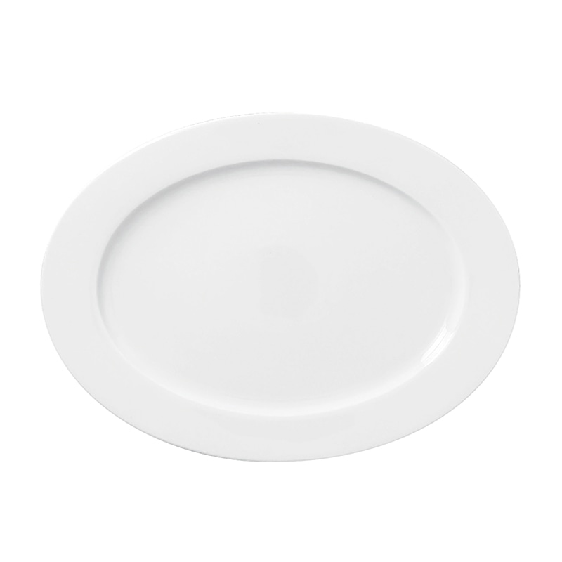 ミヤザキ食器 ラック ポーセレン アクセス オーバルプレート 28cm ホワイト RA28311ACWH 1個（ご注文単位12個）【直送品】