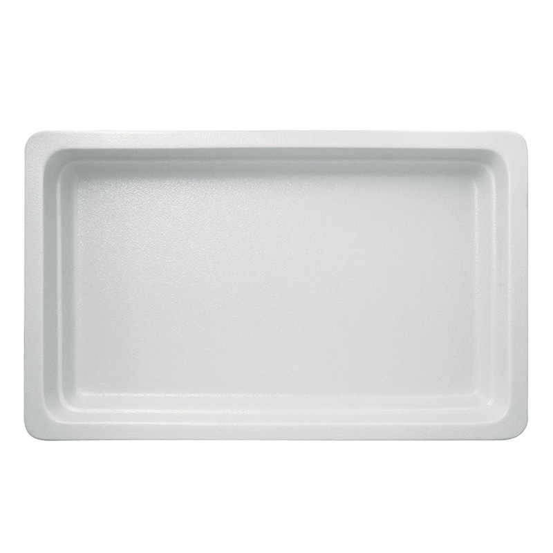 ミヤザキ食器 ラック ポーセレン ガストロノームパン 角型 深 1/1 スノーホワイト RA1108GNSW 1個(ご注文単位1個)【直送品】