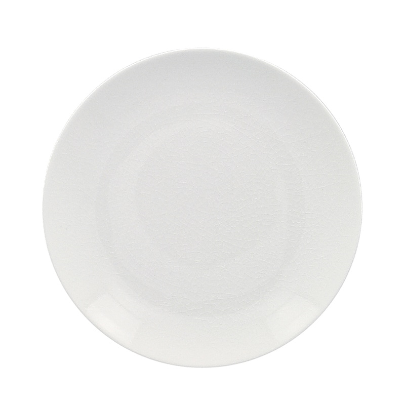 ミヤザキ食器 ラック ポーセレン ヴィンテージ フラットプレート 18cm ホワイト RA18001VNWH 1個（ご注文単位24個）【直送品】